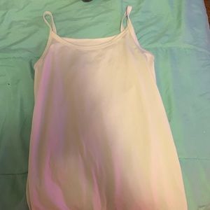 white kids tank top